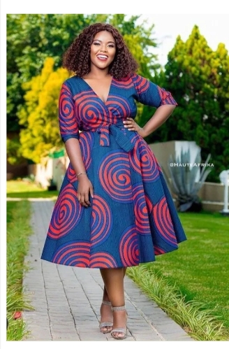 Flare gown ankara outlet styles