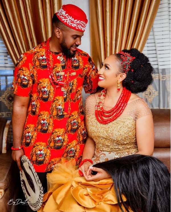 See More Beautiful Traditional Marriage Photos Of Williams Uchemba and His Wife.