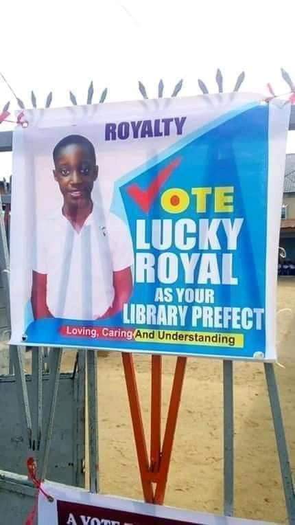 Children Campaign Posters on the School gate Stir Dust