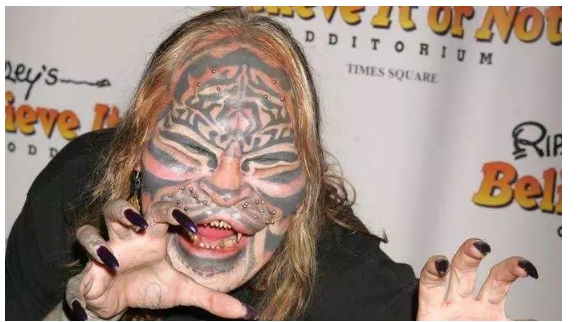 Dennis Avner Spent $200000 on Surgery to look like a Female Tiger