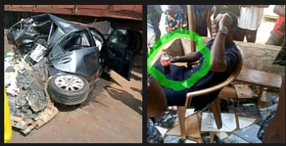 See Photos of Accident Victim who Cheated Death