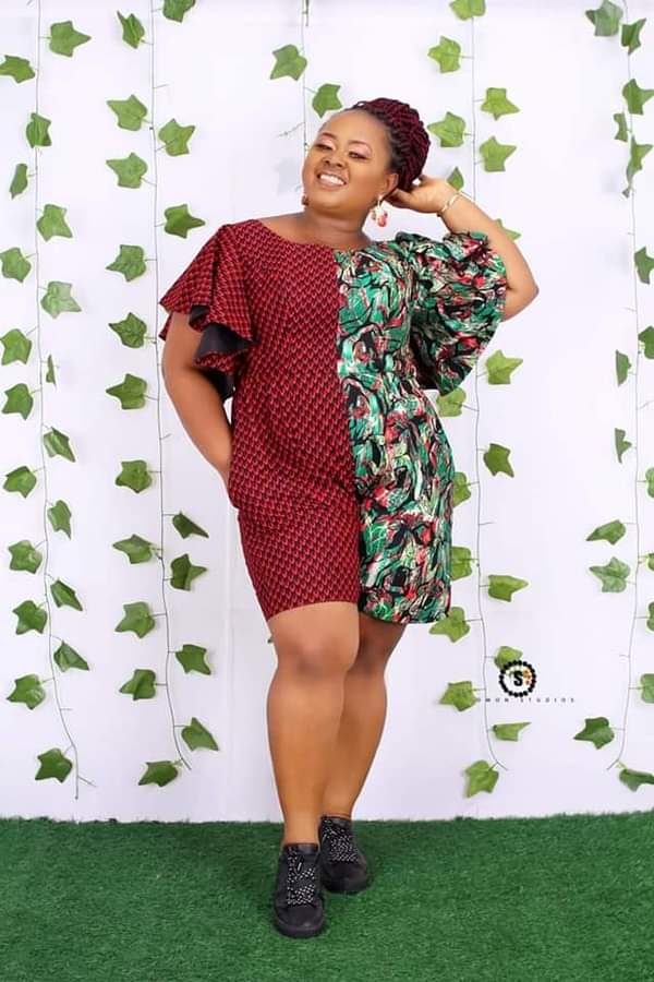 Ankara short flare gowns 2020