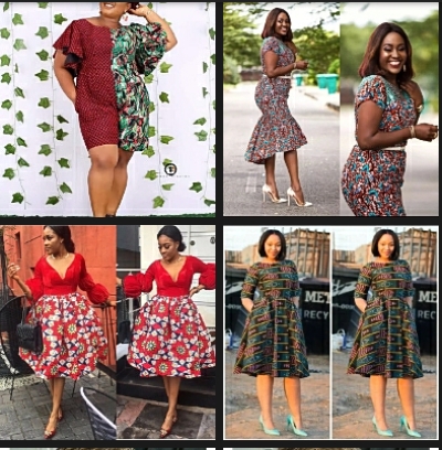 Ankara Flare Gowns for Ladies - Styles for Office, Workplace and