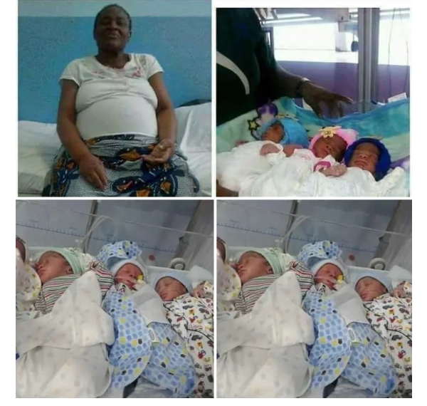 Woman who is married for 30 years without a child delivers Quadruplets