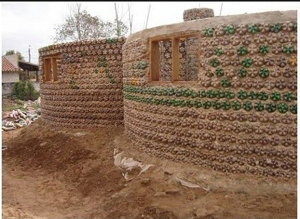 Photos of House Built with Plastic Bottles in Nigeria 2021