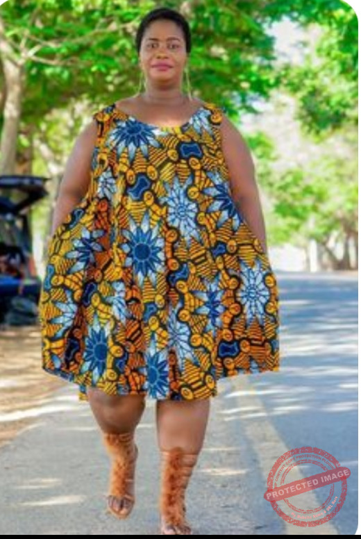 2021 Ankara Flare and Fitted Gown Styles for Plus Size (Fat) Women