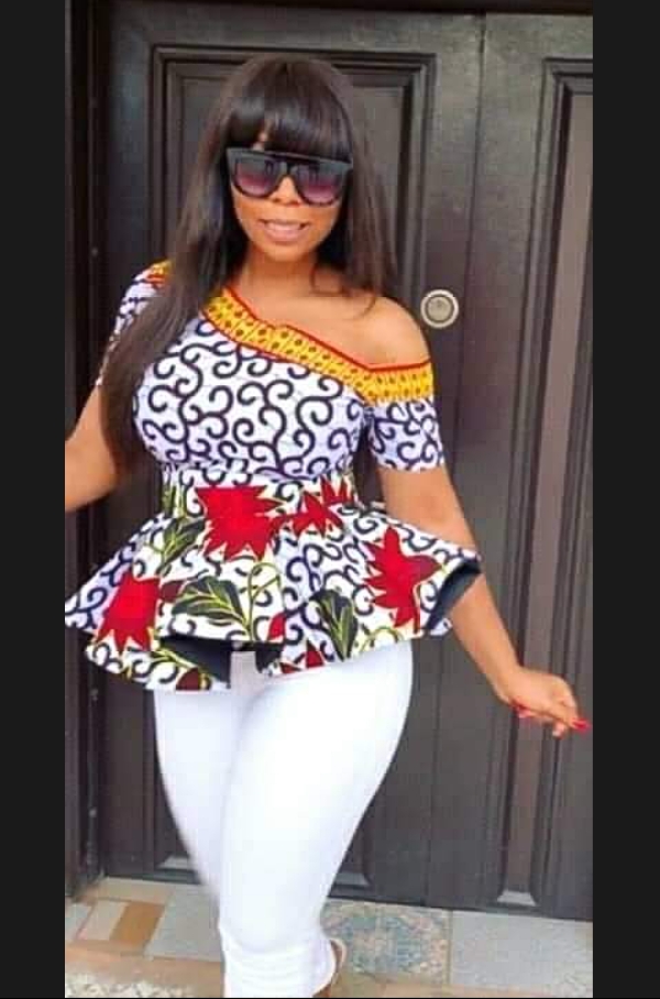 Perfect Combo Styles for White Materials and Ankara Materials