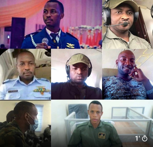 Photos and Names of the Nigerian Officers who died in the Military Aircraft crash in Abuja