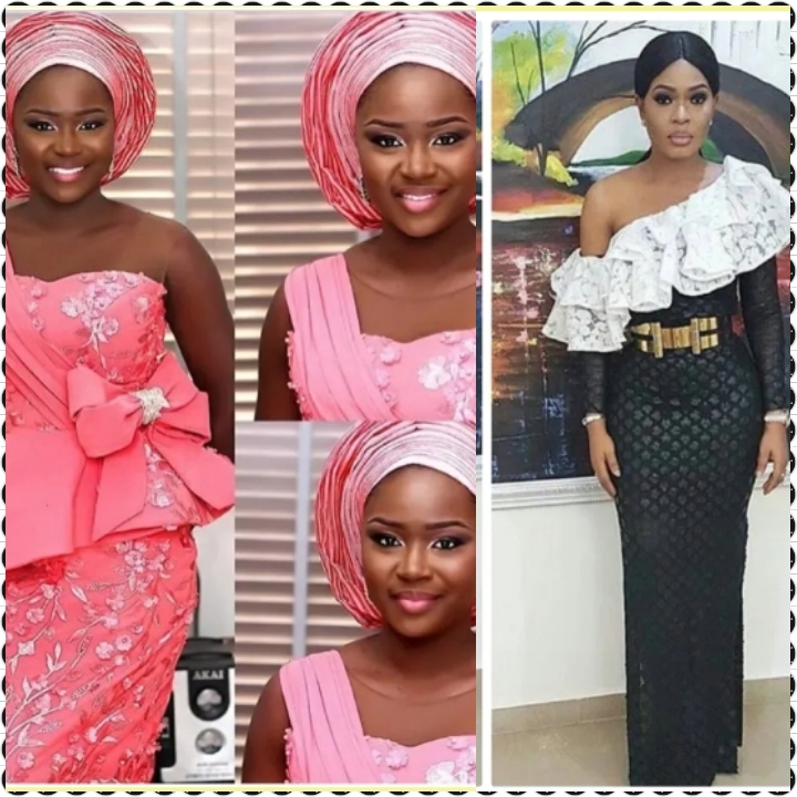2021 Latest Lace and Ankara Aso-Ebi Styles for Ladies