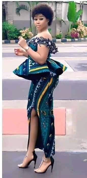 Fashion Fauto Ladies Fashion Skirt And Blouse. - Peach | Jumia Nigeria
