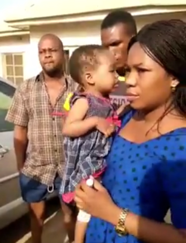 (VIDEO) Woman Paraded for Burning her little Maid's Body with Fire