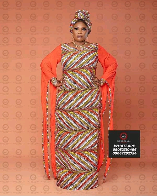 New and Classic Ankara Long Gown Styles for Weddings