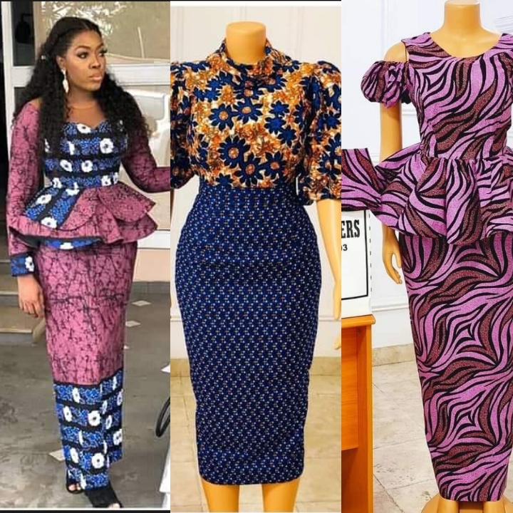 Latest ankara styles for ladies skirt and outlet blouse