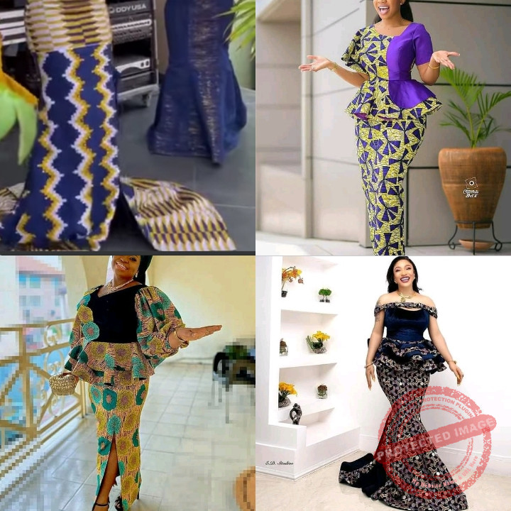 Ankara and Lace Gowns Styles - Styles 