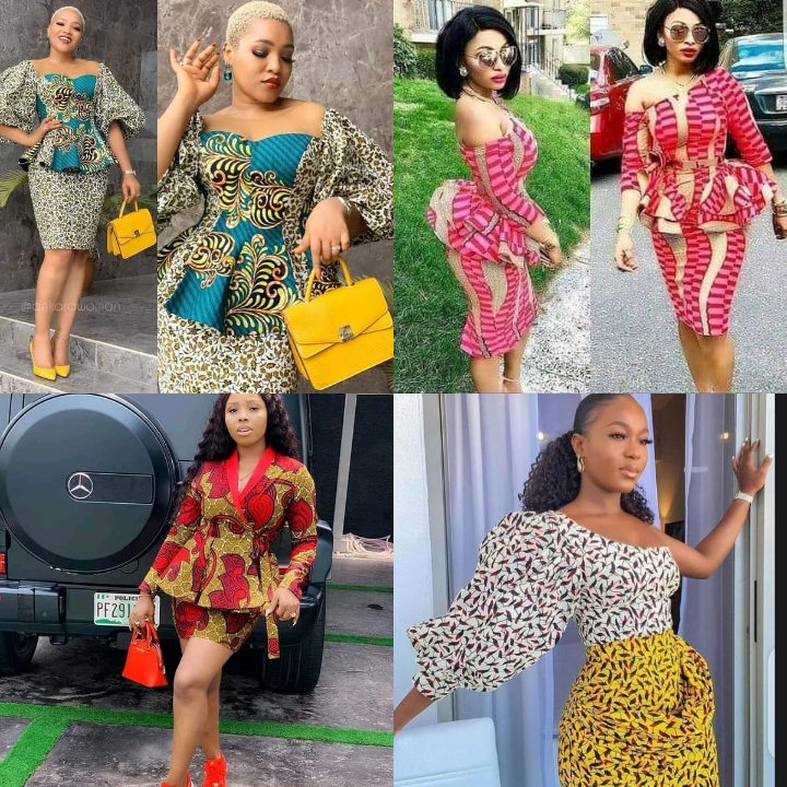 2020/2021 Latest Ankara Short Skirt and Blouse Styles