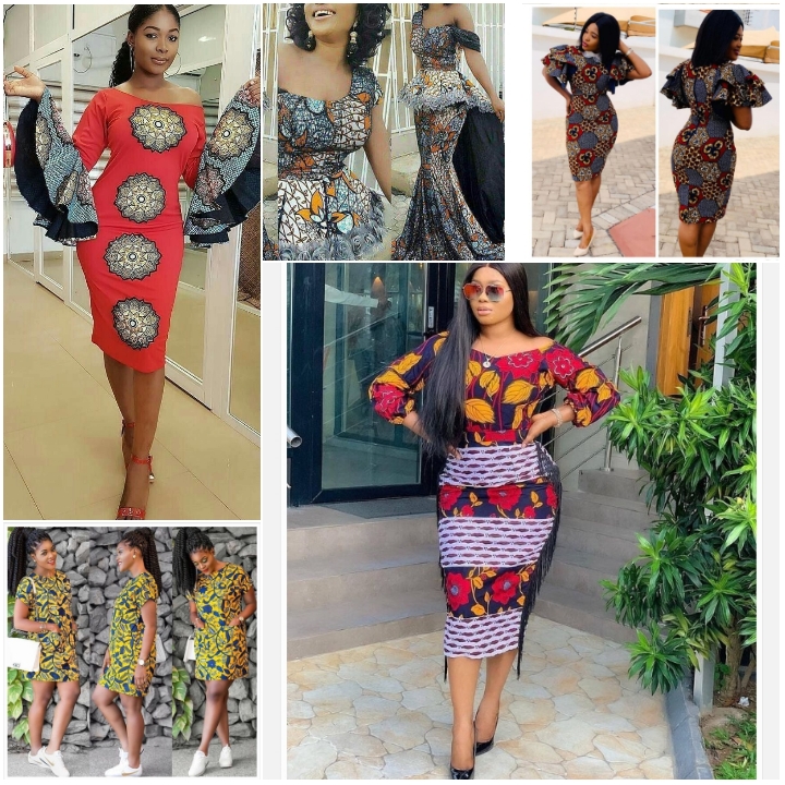 Ankara Short Gowns for Wedding 2020/2021