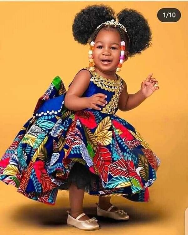 2021 Latest Unbeatable Children Ankara and Lace Styles