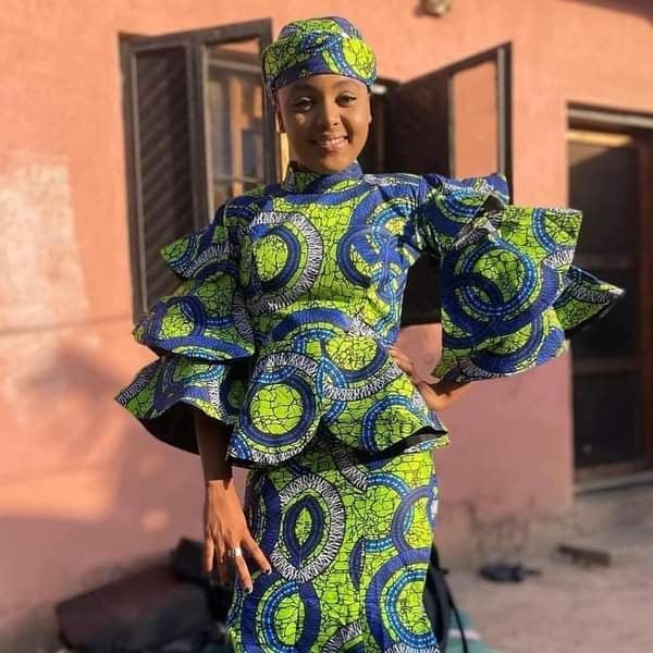 Long skirt and blouse best sale ankara styles