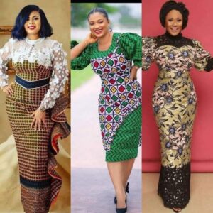 Latest Ankara & Lace Combo Gown Styles For 2022 – See 30 Cute