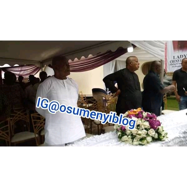 Prince Nicholas Ukachukwu's Elder Brother buries Wife (photos)