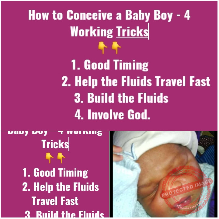 Tricks on How to Pregnant and conceive baby Boy/ Male Child