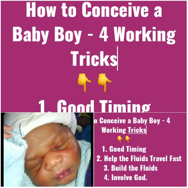 Tricks on How to become Pregnant and conceive baby Boy/ Male Child