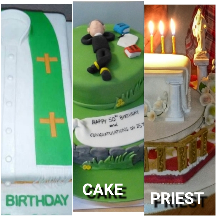 Beautiful Birthday Cakes for Priest Rev Father and Pastors