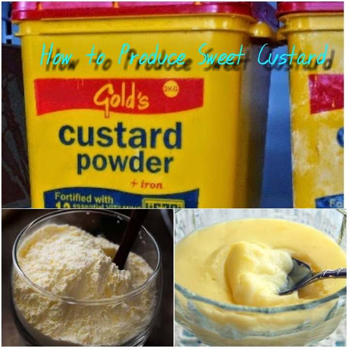 How to Produce Sweet Custard in 2 Minutes