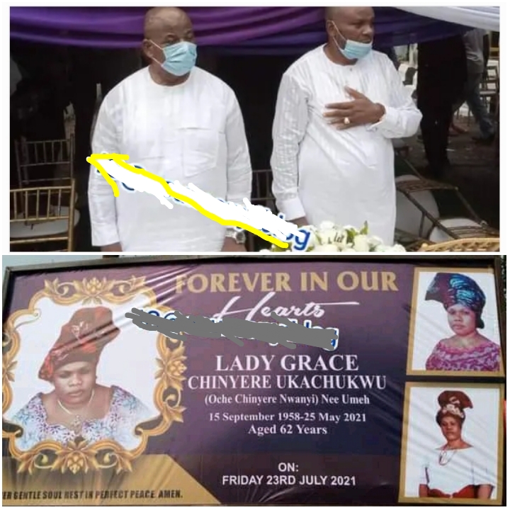 Prince Nicholas Ukachukwu's Elder Brother buries Wife (photos)