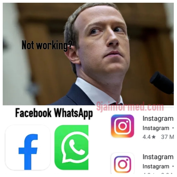 Why are Facebook Instagram and Whatsapp not Working