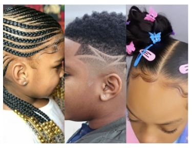 Cute and Adorable Children Hairstyles Ideas For Christmas