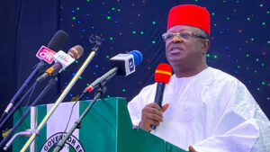 Gov. Umahi Sacks Permanent Secretary For Miscalculating Gratuities